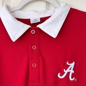 College World Brand Alabama Crimson Tide Men’s Polo Size XL‎
